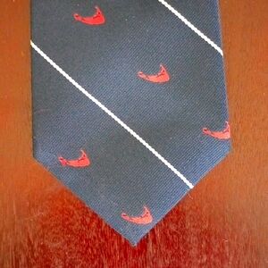 Nantucket Motif Striped Tie